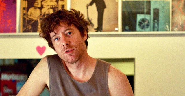 Billy at the record shop